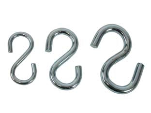 Ganci ad s per catene in acciaio zincato - n°19 ø mm.4x35 - Nessuna Descrizione per questo prodotto