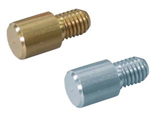 Mensolina tonda filettata - ø mm.7 con filetto ø mm.5 MA in ottone nichelato - Nessuna Descrizione per questo prodotto