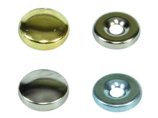 Borchie copriviti bombate - ø mm.14 ottone nichelato - Nessuna Descrizione per questo prodotto