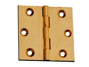 Cerniere ottone fresate piane - mm.50x50 - Nessuna Descrizione per questo prodotto