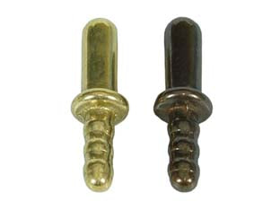 Incontro a terra per pinza fermaporta - ø mm.8x45h. in ottone bronzato - Nessuna Descrizione per questo prodotto