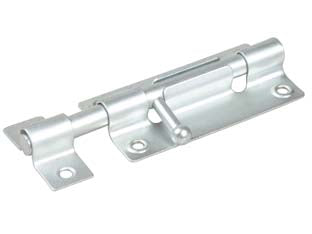 Catenaccio a cannone con incontro - mm.60x42 - in acciaio zincato