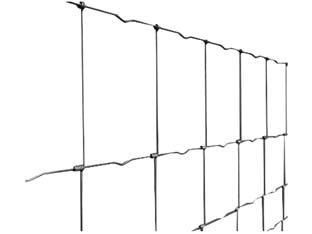 Rete per ovini zincata nodagri maglia cm.15 l.x9 fili - rot.mt.50 - cm.100h - rete annodata a maglia differenziata, i fili verticali, lineari e orizzontali, sagomati, della rete sono in acciaio zincato, ...