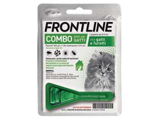 Frontline combo per gatti e furetti - in confezione da 1 pipetta - è una soluzione insetticida e acaricida in forma spot-on per gatti e furetti, grazie alla combinazione dei suoi due principi ...