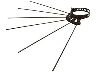 Stendibiancheria a raggera 6 raggi per stufe smaltato marrone - ø cm.8/15 regolabile con sei aste da cm.43 - Nessuna Descrizione per questo prodotto