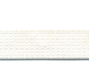 Cintino nylon bianco per avvolgibili - mt.50x mm.22h. in rotolo gr.23 per metro - in nylon realizzato con filati in polipropilene con speciale lavorazione dell’anima e dei bordi, che impedisce la sfilacciatu...