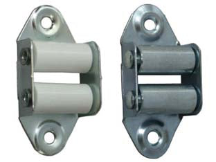 Guidacinghia verticale per avvolgibili - rulli in nylon - in ferro zincato