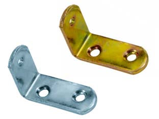 Mensolina reggipiani a squadra - mm.25x35 acciaio tropicalizzato - piatto mm.12x2