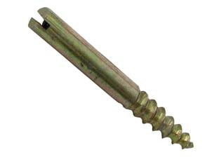 Perni a vite per spagnolette - ø mm.8x65 in acciaio zincato