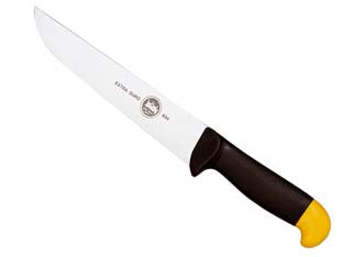 Coltello da macellaio largo serie 804 - cm.22 - lama in acciaio inox, manico in plastica