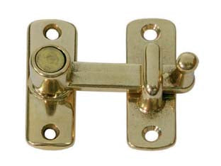 Tavellini a scatto liscio con incontro in ottone lucido - incontro mm.20h. - mm.50x54h.
