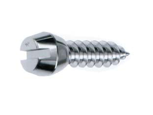 Viti fermavetro autofilettante testa doppio cono - mm.4,8x13 - in acciaio con zincatura bianca (secondo ISO 4042 spessore 8 micron) resistenza alla corrosione in Nebbia Salina >72h., testa...