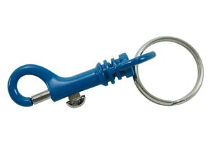 Moschettoni portachiavi in metallo con anello - mm.60 - in metallo verniciato