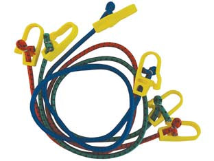 Corda elastica allacciabagagli con ganci in pvc - ø mm.8x150cm. - Nessuna Descrizione per questo prodotto