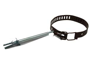 Collari fermatubo per stufe smaltato marrone - ø cm.10/15 regolabile con tassello ø mm.8x40 - Nessuna Descrizione per questo prodotto