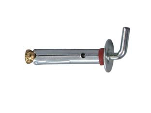 Minitassello con gancio corto in acciao zincato - ø mm.6, filetto ø mm.3 - Nessuna Descrizione per questo prodotto