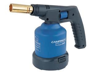 Saldatore gas in metallo accensione piezo elettrica soudogaz (x2000pz) - con supporto in metallo, accensione piezo elettrica, 1750C°, temperatura di fiamma: 1800°C, portata regolabile con una sola m...