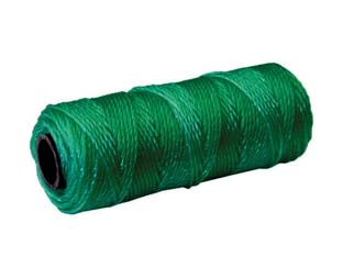 Filo verde per edilizia in polipropilene - mt.50 - realizzato con filato Multibave polipropilene, alta tenacità, trattamento anti UV