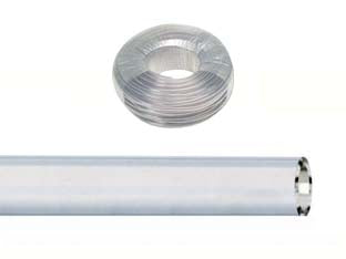 Tubo cristallo alimentare trasparente - ø mm. 12/16 rotolo mt. 50 - alta qualità