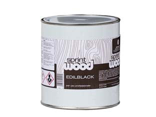 Catramina edilblack - ml.750 nero - in lattina, catramina sciolta in solvente con alto contenuto di catrame , si usa come protetivo su cemento, legno e ferro, pe...