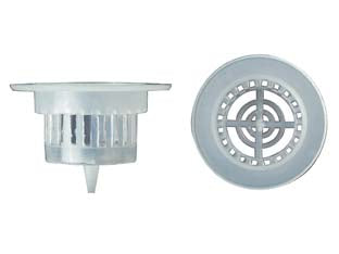 Filtro in plastica per vasca - mm.40 - da inserire nello scarico