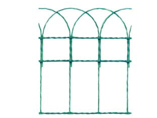 Rete zincata plastificata verde ad archetto rotolo mt.25 - cm.65h. - rete intrecciata zincata e plastificata colore verde adatta per recinzioni residenziali ed aiuole