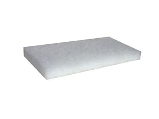 Feltro ricambio per frattoni bianco - cm.12x25 - fibra morbida bianco