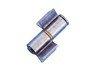 Cerniere a due ali aperte art.115 - mm.90x ø 28 - in ferro lucido perno sfilabile e una rondella in ottone