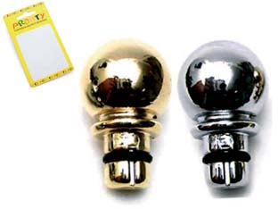 Terminale a sfera per tubo - cromo conf. bl.2 pz. - Nessuna Descrizione per questo prodotto