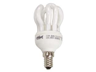 Lampada elettronica compatta e14 - 11w - E14 - 2700°K calda - 230v