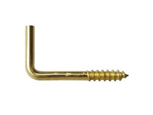 Rampino dritto a vite - mm.16x35 - ø mm.2,3x25 - in acciaio ottonato