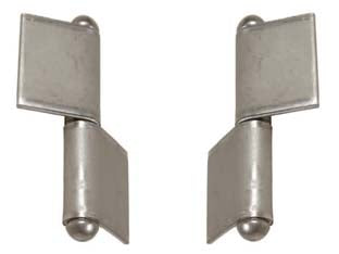 Cerniere fisce ala media art.240 - mm. 60x56 SX - in ferro lucido