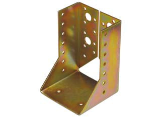 Supporto chiuso per trave - mm.80x120h. - in acciaio tropicalizzato, spessore mm.2