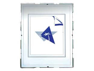 Cornice a giorno - cm.40x50 c/vetro crilex mm.2 - con clip fermavetro