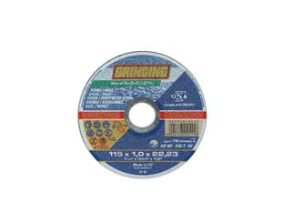 Dischi da taglio sottile centro piano per ferro/inox - ø mm.125x1,0 foro 22,23 da taglio per ferro/inox - Nessuna Descrizione per questo prodotto