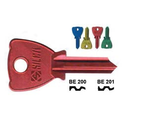 Chiavi per cilindri beta 4 spine grandi - BE201U SX ultralite gialle - Nessuna Descrizione per questo prodotto