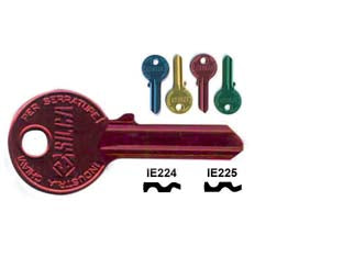 Chiavi per cilindri iseo 4 spine grandi - IE225U SX ultralite rosse - Nessuna Descrizione per questo prodotto