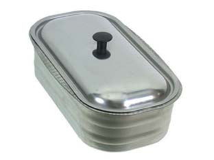 Vaschetta inox con coperchio per cucine a legna - 3,5 inox - cod.58643 3,5 per cucine ROMANTICA 3,5 e ROSETTA , cod.61230 4,5 per cucine ROMANTICA 4,5 ROSA SOVRANA TERMOROSA TERMOSOVRANA