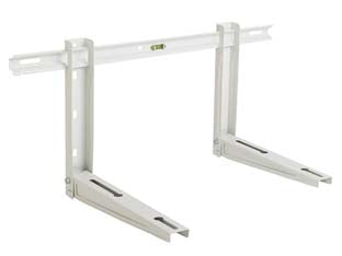 Mensola doppia con traversa klima klik 420 per climatizzatori - cm.78x42x40h. - realizzate in acciaio zincato e verniciato a polvere, traversa cm.78, dotato di piedini antivibranti dal rapido inserimento, ...