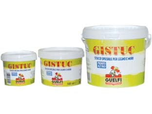 Stucco in pasta gistuc in barattolo - Kg.1 (ml.500) - stucco in pasta per legno e muri caratterizzato da ottima spatolabilità, facile da carteggiare, è elastico e non imputrisce ,...