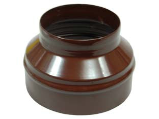 Maggiorazione per tubi stufa marrone lucido - ø cm.8/10 - in acciaio verniciato