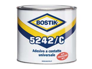 Bostik 5242 - ml.850 - adesivo a contatto con resistenza alle alte temperature circa 90°C, per laminati plastici e acciaio inox, su legno compensato...