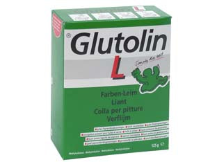Colla glutolin l - gr.145 - legante per pitture a tempera resistenti allo fregamento nonchè mano di fondo prima dell'applicazione di nuove pitture e para...