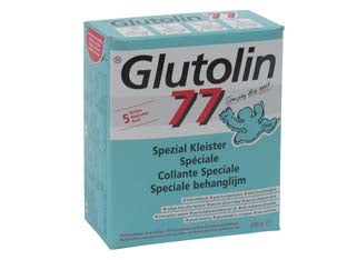Colla glutolin 77 - gr.200 - collante speciale per applicare parati tipo fibra di vetro, pesanti, vinilici e goffrati, in fibre naturali nonchè parati str...