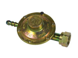 Regolatore gas bassa pressione taratura fissa serie lp360 - con attacco orizzontale, capacità 1kg/h, taratura fissa 29/37 mbar