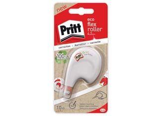 Correttore pritt eco flex roller - nastro mm.4,2h. da mt.10 - in blister, nuovo correttore a nastro leggero, ideale per correzioni di precisione, compatto maneggevole e dal design ergonom...