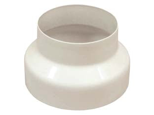 Riduzione per tubi stufa bianco lucido - ø cm.13/12 - in acciaio verniciato