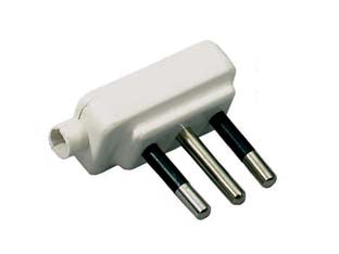 Spina piatta mini 2 p+t bianca - 10A - Nessuna Descrizione per questo prodotto