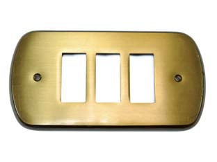 Coprinterruttori cristina 3 posti in ottone bronzato - in ottone bronzato - Nessuna Descrizione per questo prodotto