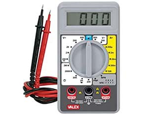 Tester digitale p3000 - misurazioni: tensione continua max 750v, tensione alternata max 1000v, corrente continua max 10A, resistenza (OHM) max 2000, ...